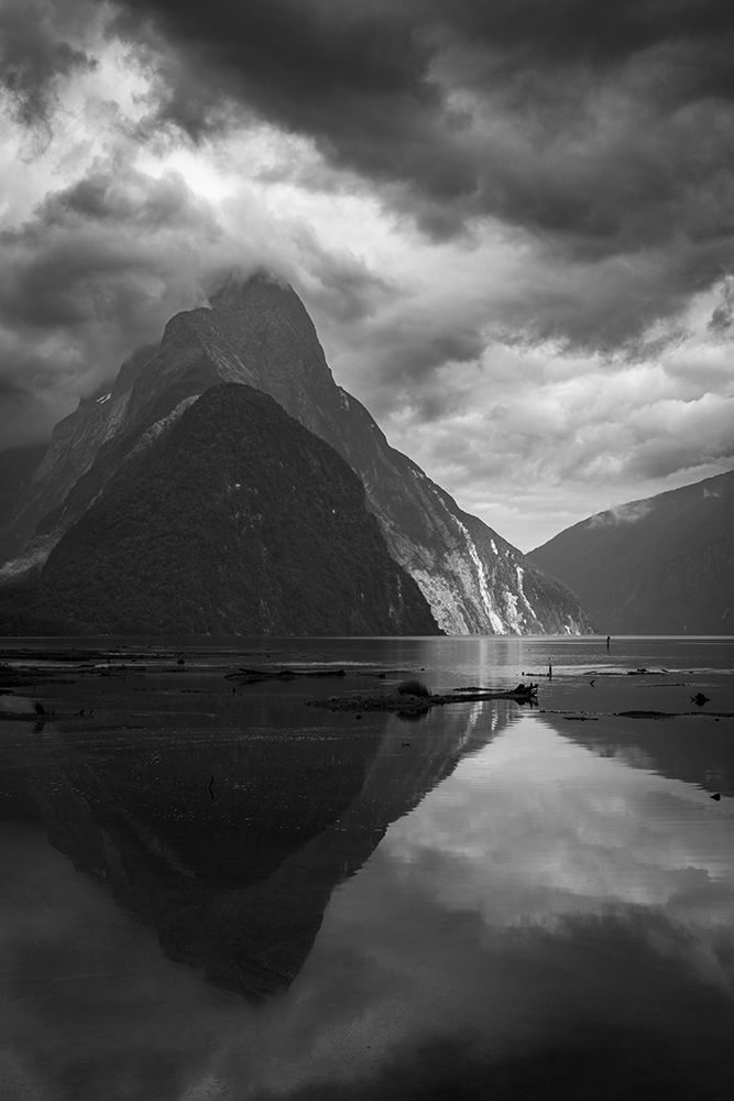 Milford Sound, Fiordland National Park, South Island, New Zealand art print by Russ Bishop for $57.95 CAD