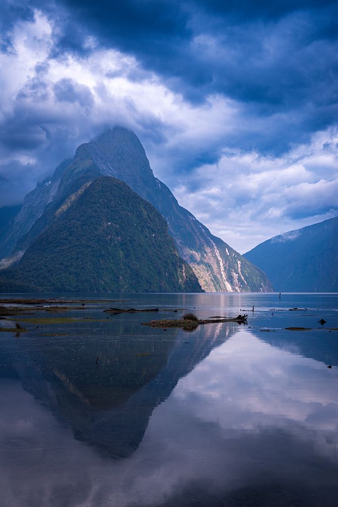 Milford Sound, Fiordland National Park, South Island, New Zealand art print by Russ Bishop for $57.95 CAD
