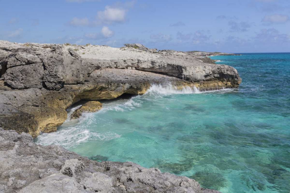 Bahamas, Exuma Isl Scenic site of The Blow Hole art print by Don Paulson for $57.95 CAD
