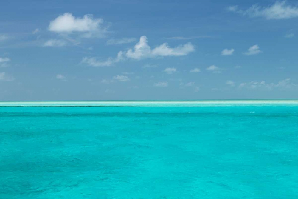 Bahamas, Exuma Island Seascape of aqua ocean art print by Don Paulson for $57.95 CAD