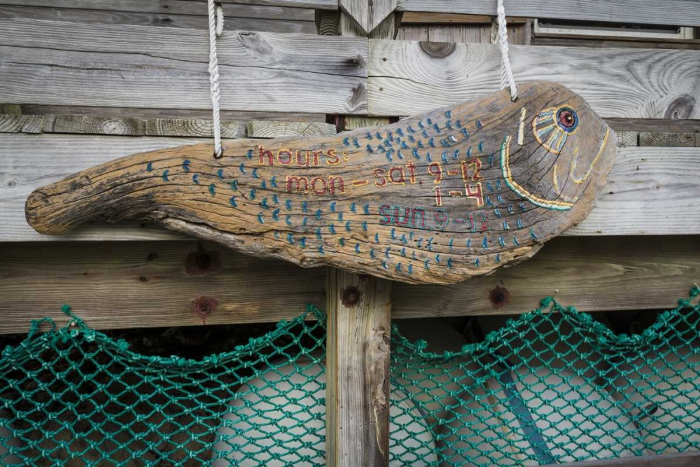 Bahamas, Exuma Island Sign at park headquarters art print by Don Paulson for $57.95 CAD