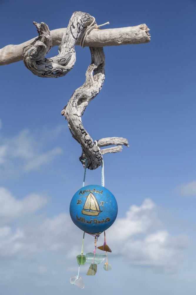 Bahamas, Exuma Isl Mobile on top of BooBoo Hill art print by Don Paulson for $57.95 CAD