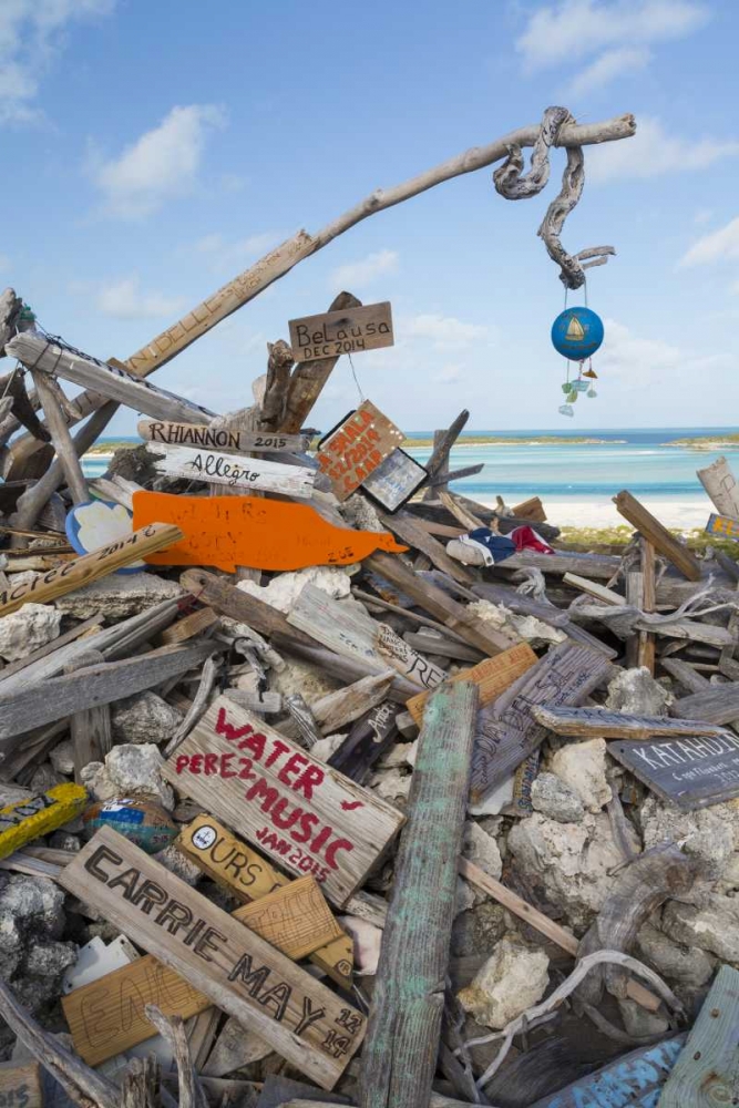 Bahamas, Exuma Island Driftwood on BooBoo Hill art print by Don Paulson for $57.95 CAD