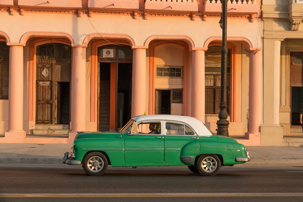 Cuba, Havana. 1954 Chevrolet. Vintage cars along Havanas old city center art print by Emily M. Wilson for $57.95 CAD