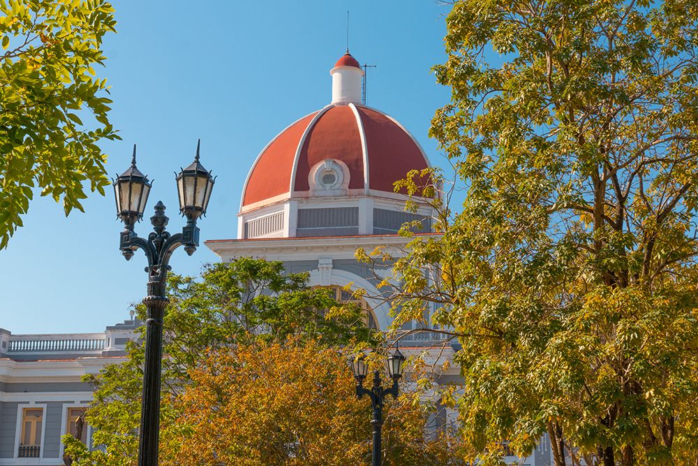 Cuba, Cienfuegos. Town Hall dome. art print by Emily M. Wilson for $57.95 CAD