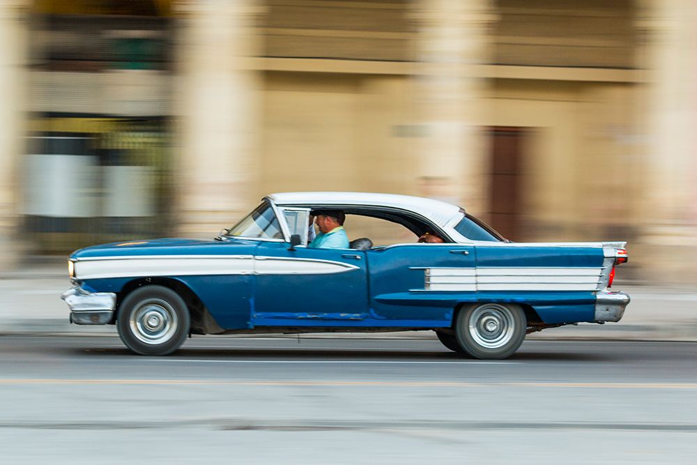 Cuba, Havana. Vintage 1958 Oldsmobile art print by Emily M. Wilson for $57.95 CAD
