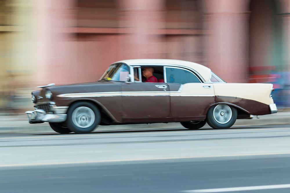 Cuba, Havana. Vintage 1956 Chevrolet Bel Air sport sedan art print by Emily M. Wilson for $57.95 CAD