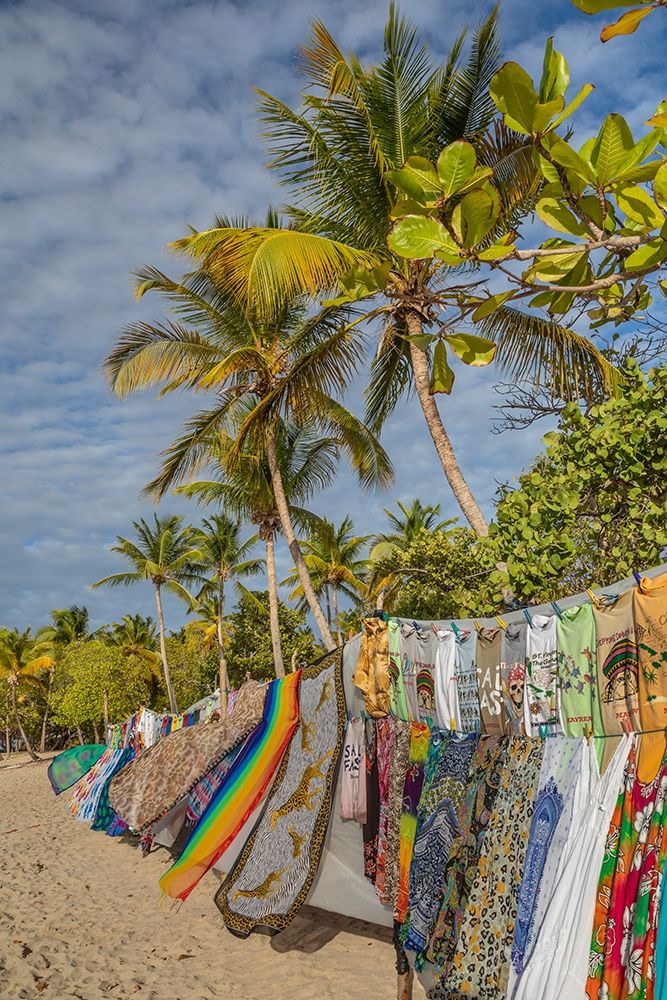 Caribbean-Grenada-Mayreau Island Vendors colorful display art print by Jaynes Gallery for $57.95 CAD