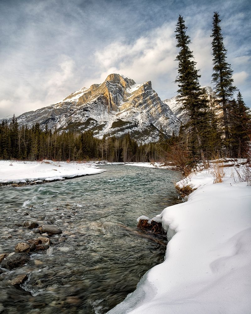 Canada-Alberta-Kananaskis Country-Mount Kidd and the Kananaskis River art print by Ann Collins for $57.95 CAD