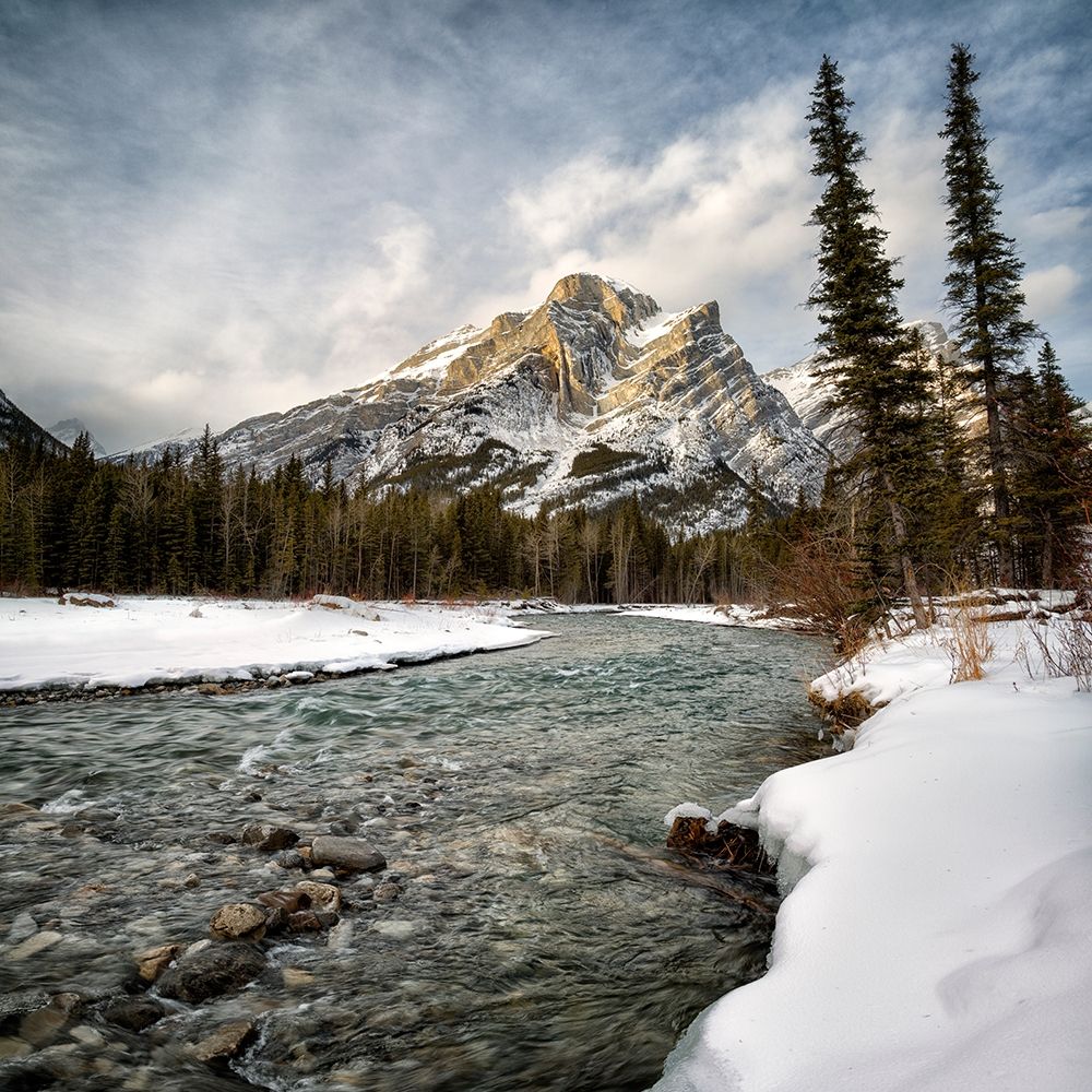 Canada-Alberta-Kananaskis Country-Mount Kidd and the Kananaskis River art print by Ann Collins for $57.95 CAD