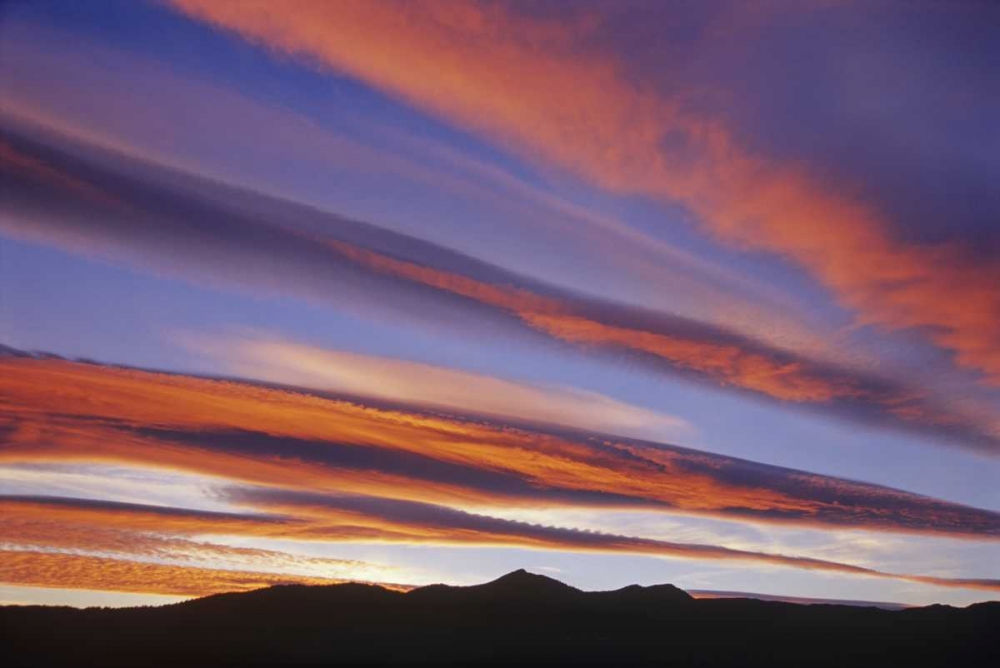 Canada, Alberta, Burmis Sunset over the Rockies art print by Mike Grandmaison for $57.95 CAD