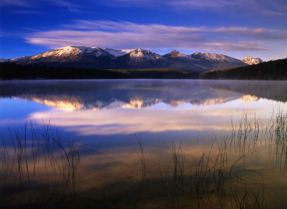 Canada, Alberta, Pyramid Lake in Jasper NP art print by Mike Grandmaison for $57.95 CAD