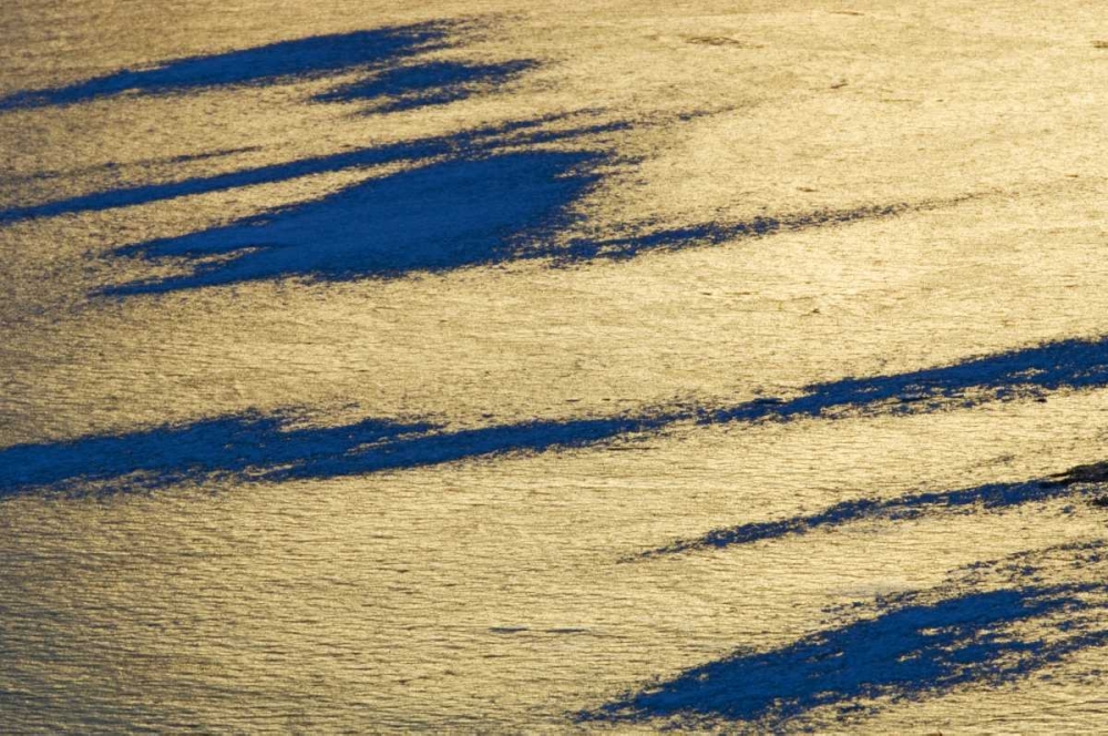 Canada, Banff NP Ice pattern on Vermillion Lake art print by Mike Grandmaison for $57.95 CAD