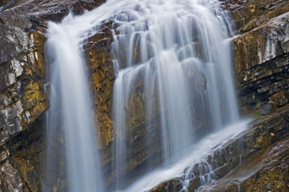 Canada, Alberta, Waterton Lakes NP Cameron Falls art print by Mike Grandmaison for $57.95 CAD