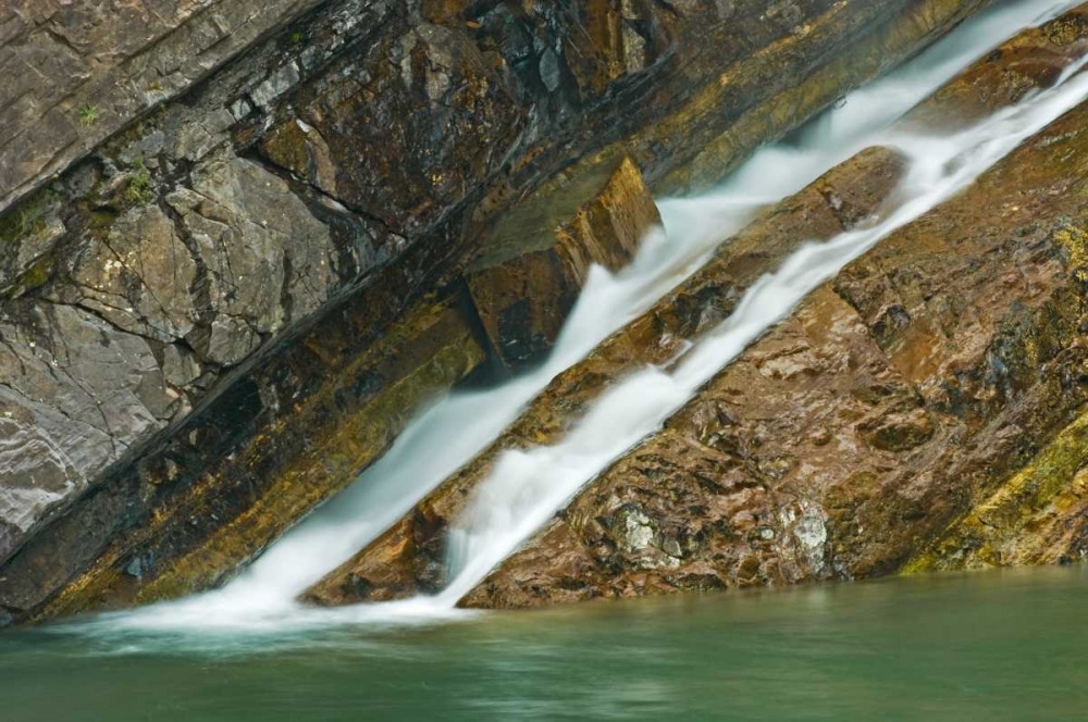 Canada, Alberta, Waterton Lakes NP Cameron Falls art print by Mike Grandmaison for $57.95 CAD