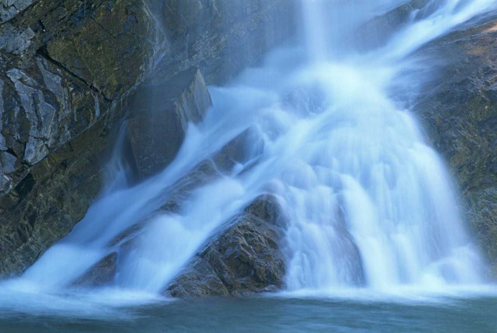 Canada, Alberta, Waterton Lakes NP Cameron Falls art print by Mike Grandmaison for $57.95 CAD