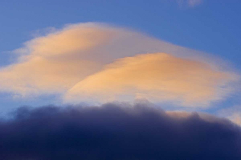 Canada, Alberta, Jasper NP Clouds at sunset art print by Mike Grandmaison for $57.95 CAD