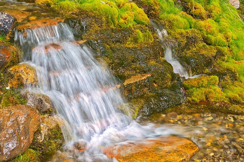 Canada-Alberta-Banff National Park Creek and waterfall scenic art print by Jaynes Gallery for $57.95 CAD