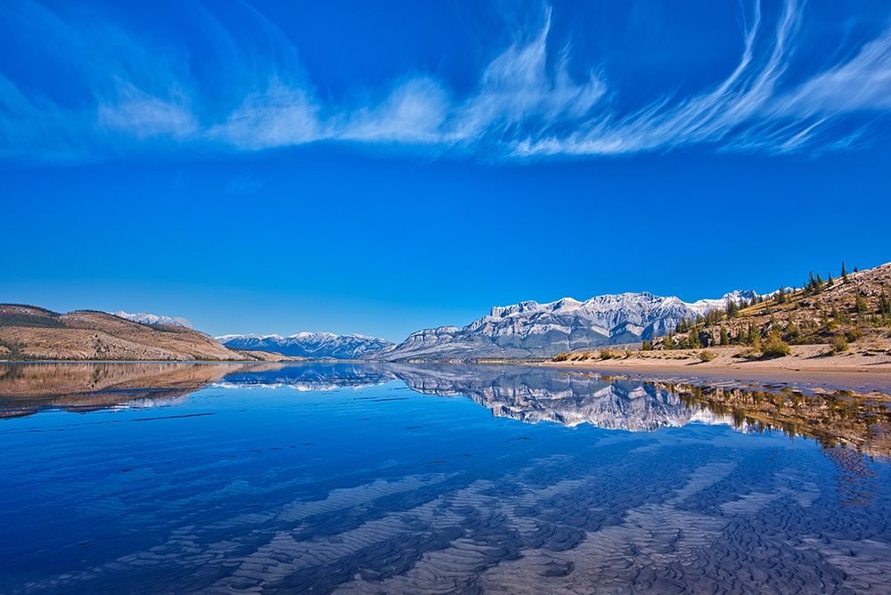 Canada-Alberta-Jasper National Park Reflections in Jasper Lake art print by Jaynes Gallery for $57.95 CAD