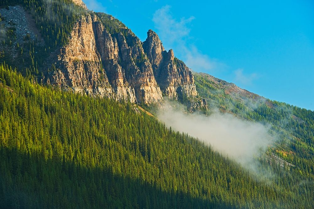 Canada-Alberta-Banff National Park Sunrise landscape with Mt Temple art print by Jaynes Gallery for $57.95 CAD