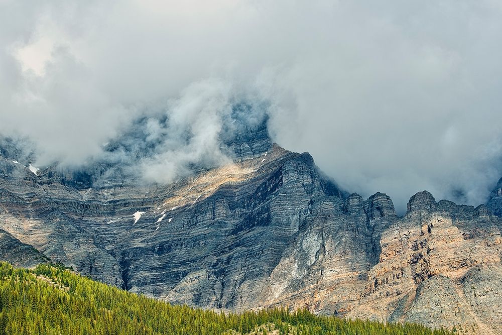 Canada-Alberta-Banff National Park Sunrise landscape with Mt Temple art print by Jaynes Gallery for $57.95 CAD