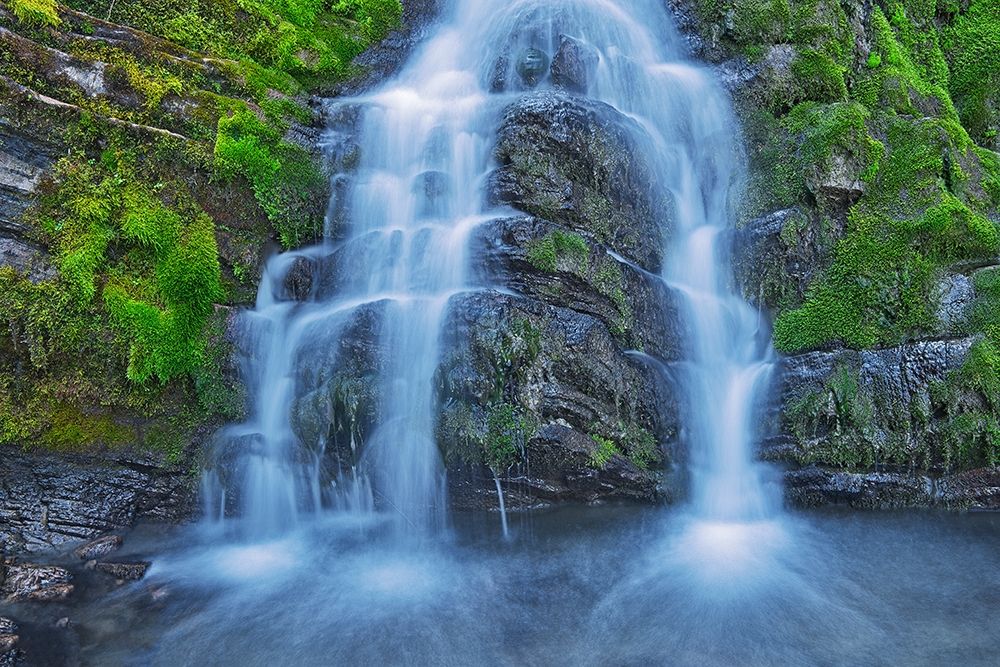 Canada-Alberta-Kananaskis Country Waterfall scenic art print by Jaynes Gallery for $57.95 CAD