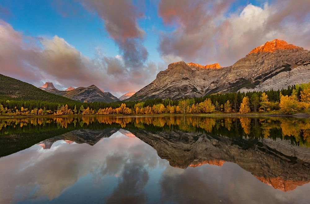 Morning light on Wedge Pond in Kananaskis Country-Alberta-Canada art print by Chuck Haney for $57.95 CAD