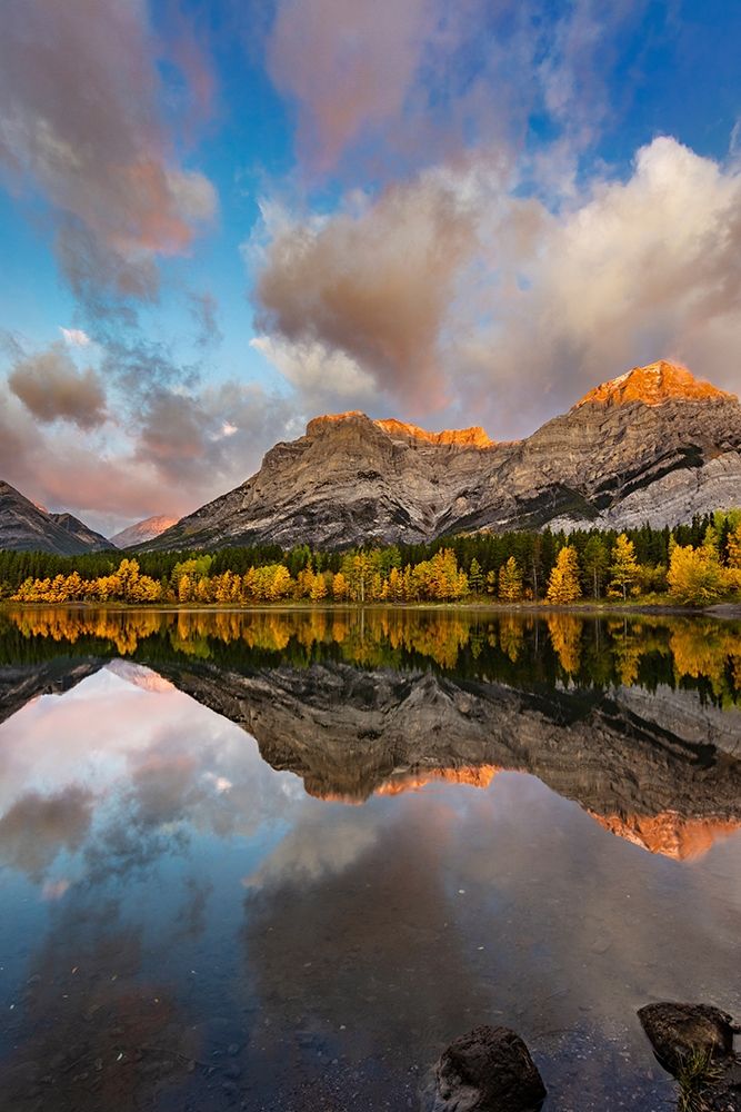 Morning light on Wedge Pond in Kananaskis Country-Alberta-Canada art print by Chuck Haney for $57.95 CAD