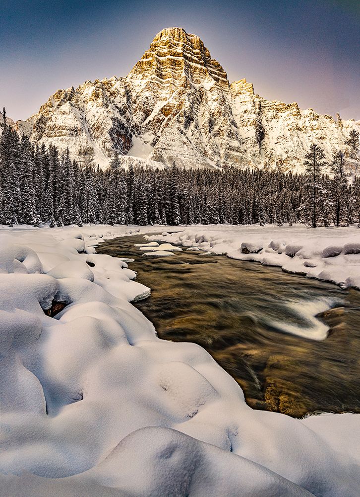 Mount Chephren from Waterfowl Lake, Canada art print by John Ford for $57.95 CAD