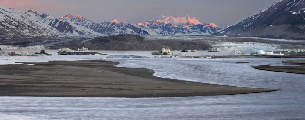 Canada, BC, Alsek Lake and Alsek Glacier art print by Don Paulson for $57.95 CAD