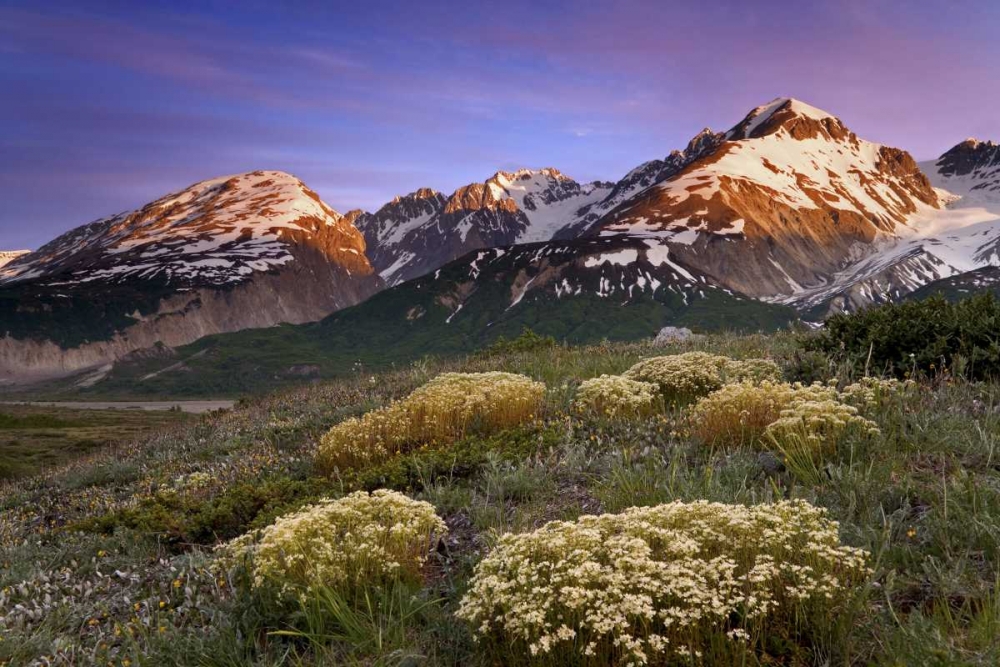 Canada, BC Sunset over the mountain valley art print by Don Paulson for $57.95 CAD