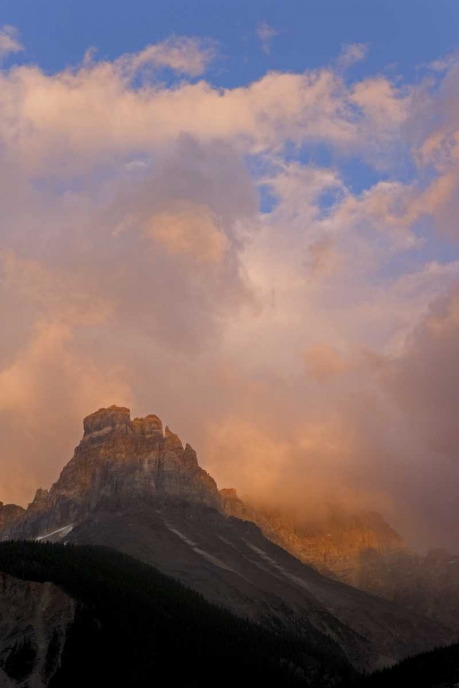Canada, BC, Yoho NP Sunset over Mt Cathedral art print by Don Paulson for $57.95 CAD