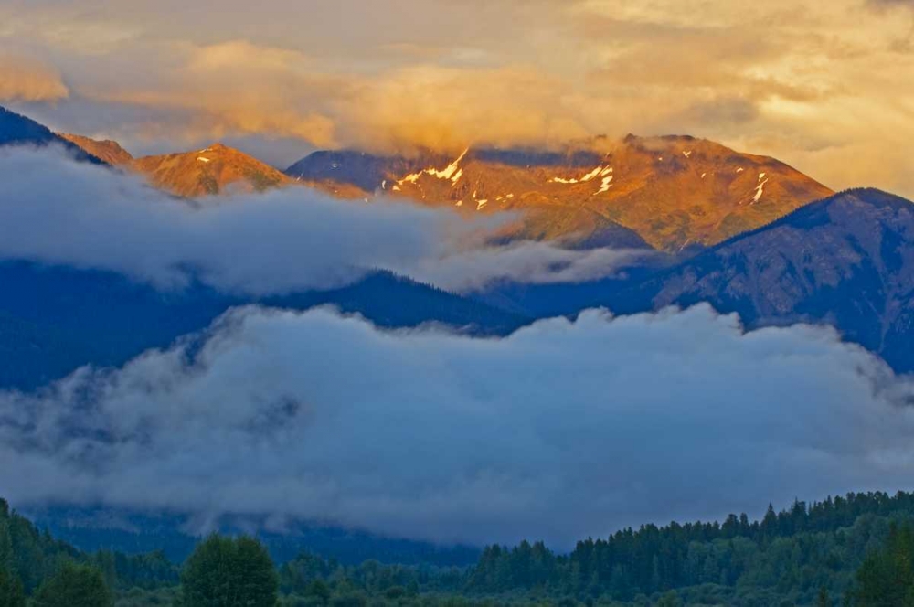 Canada, BC Sunset on the Canadian Rockies art print by Mike Grandmaison for $57.95 CAD