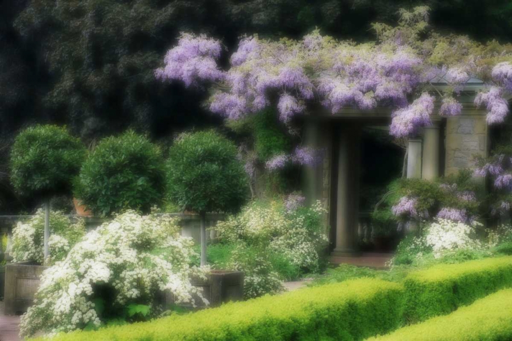 Canada, BC, Victoria Montage at Hatley Gardens art print by Marie Bush for $57.95 CAD