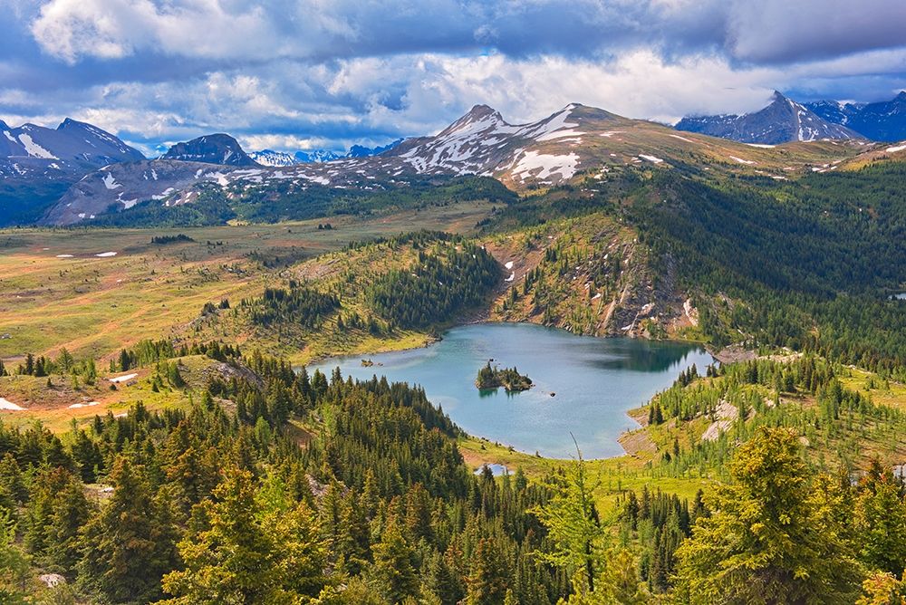 Canada-British Columbia-Rock Isle Lake Mountain and lake landscape art print by Jaynes Gallery for $57.95 CAD