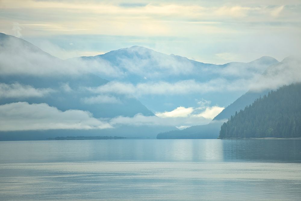 Canada-British Columbia Fog rising over the Skeena River art print by Jaynes Gallery for $57.95 CAD