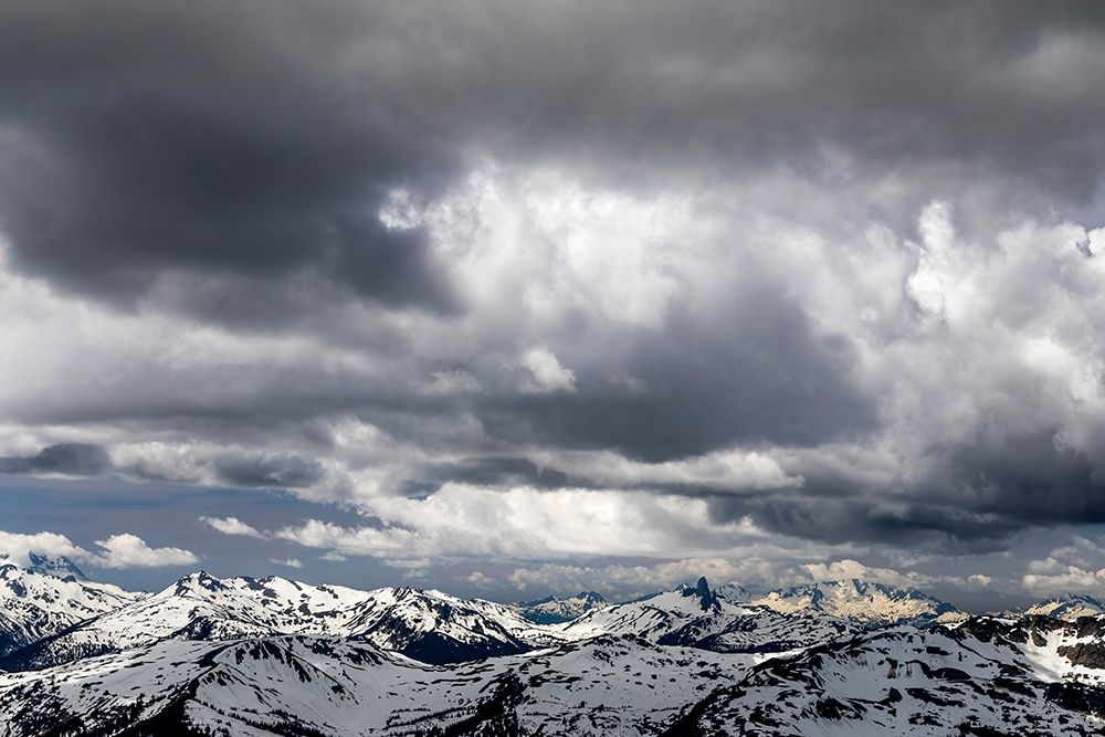 Canada-British Columbia-Garibaldi Provincial Park Storm clouds over Fitzsimmons Range art print by Jaynes Gallery for $57.95 CAD