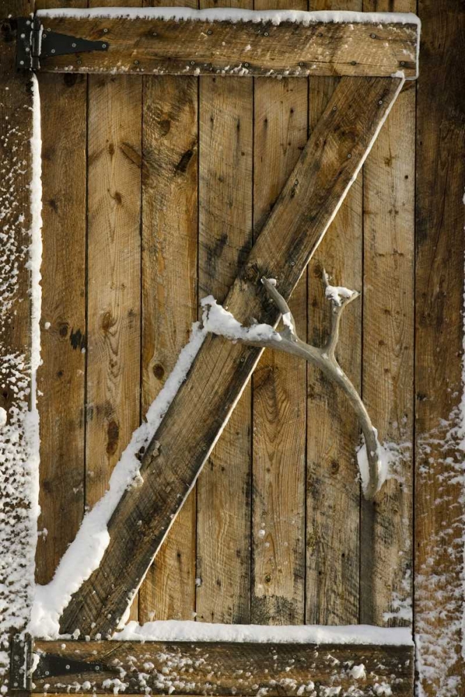Canada, Churchill Close up of a wooden door art print by Wendy Kaveney for $57.95 CAD
