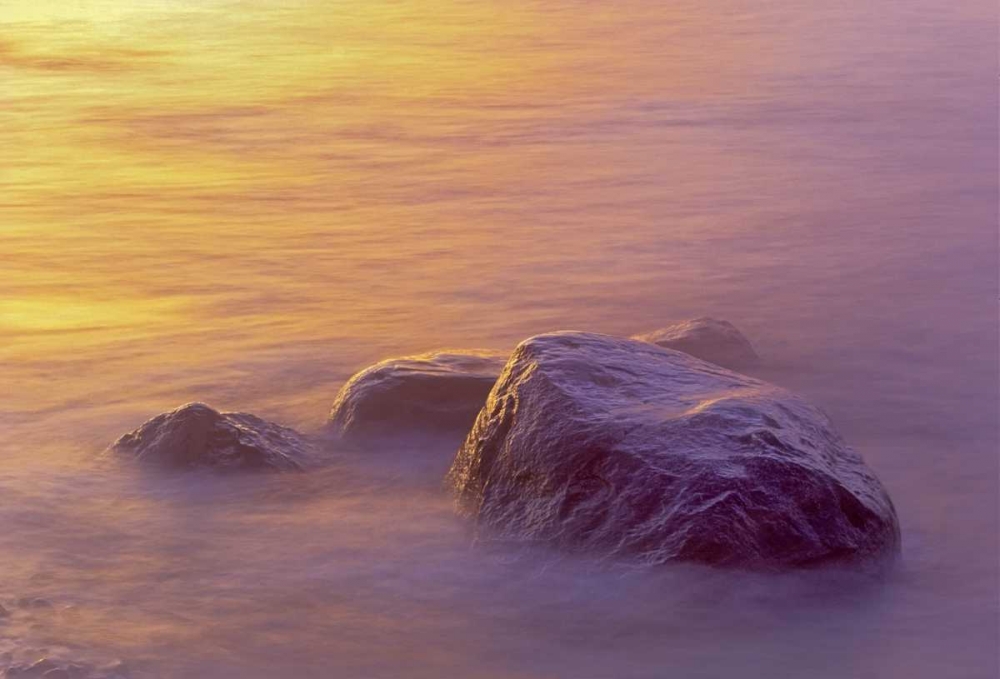 Canada, Manitoba Sunrise on Lake Winnipeg art print by Mike Grandmaison for $57.95 CAD