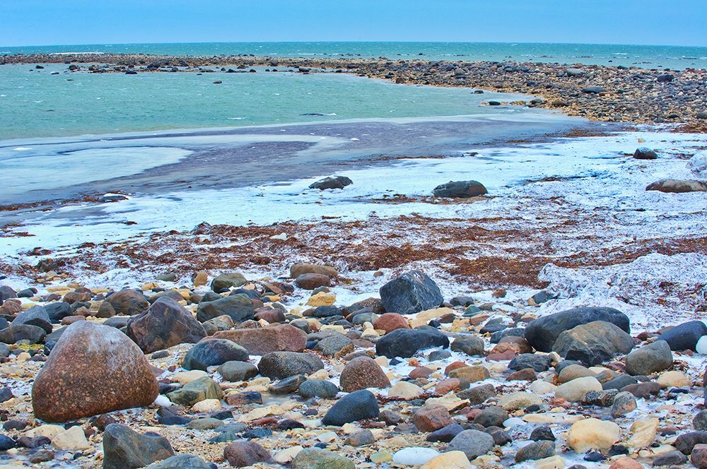 Canada-Manitoba-Churchill Ice freeze on Hudson Bay coastline art print by Jaynes Gallery for $57.95 CAD