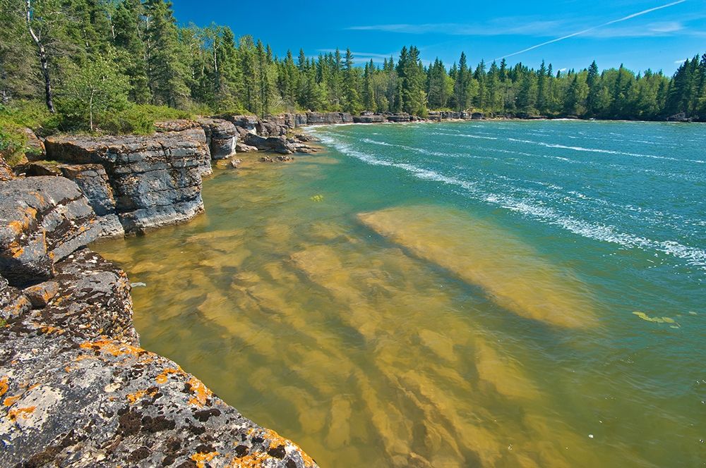 Canada-Manitoba-Wanless Rocky Lake shoreline art print by Jaynes Gallery for $57.95 CAD