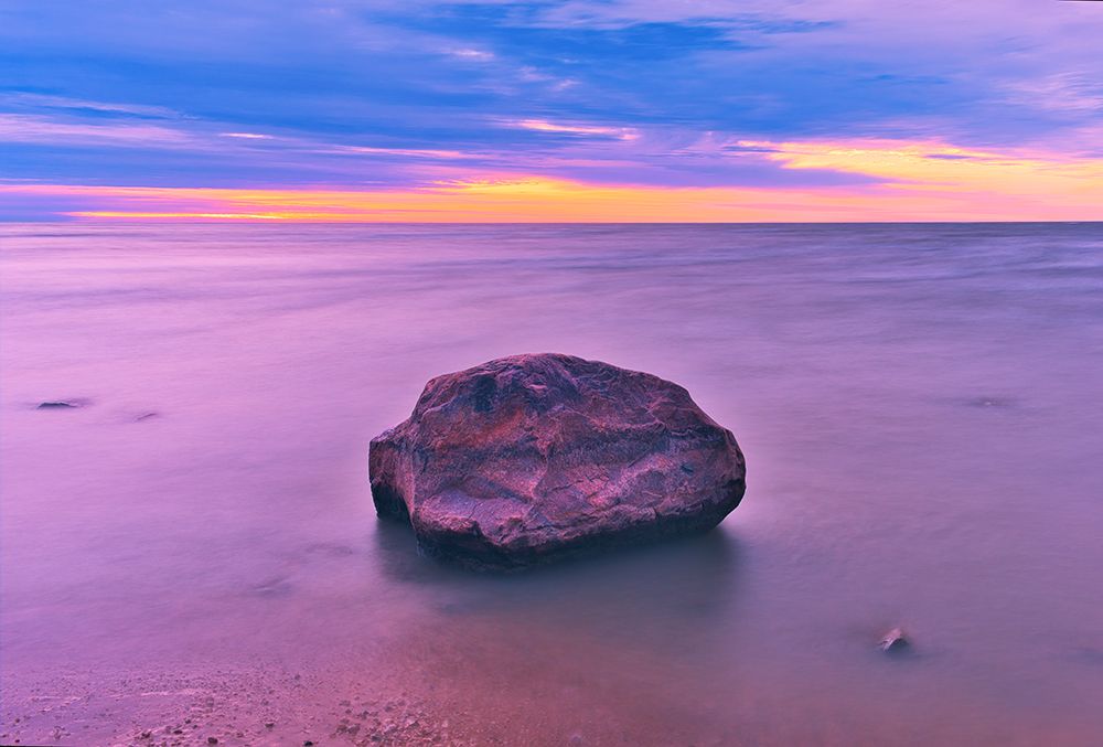 Canada- Manitoba- Winnipeg. Sunrise on Lake Winnipeg. art print by Jaynes Gallery for $57.95 CAD