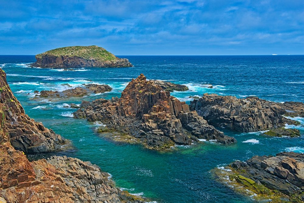 Canada-Newfoundland-Elliston Rocky shoreline on Atlantic Ocean art print by Jaynes Gallery for $57.95 CAD