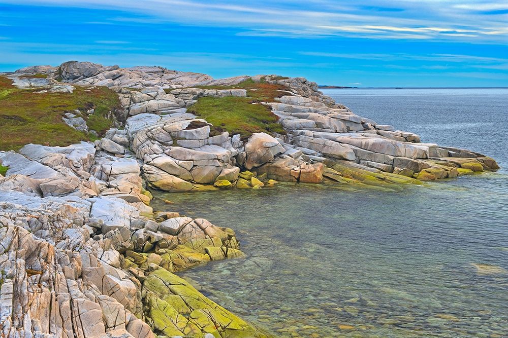 Canada-Newfoundland-Rose Blanche Rocky shoreline along Atlantic Ocean art print by Jaynes Gallery for $57.95 CAD