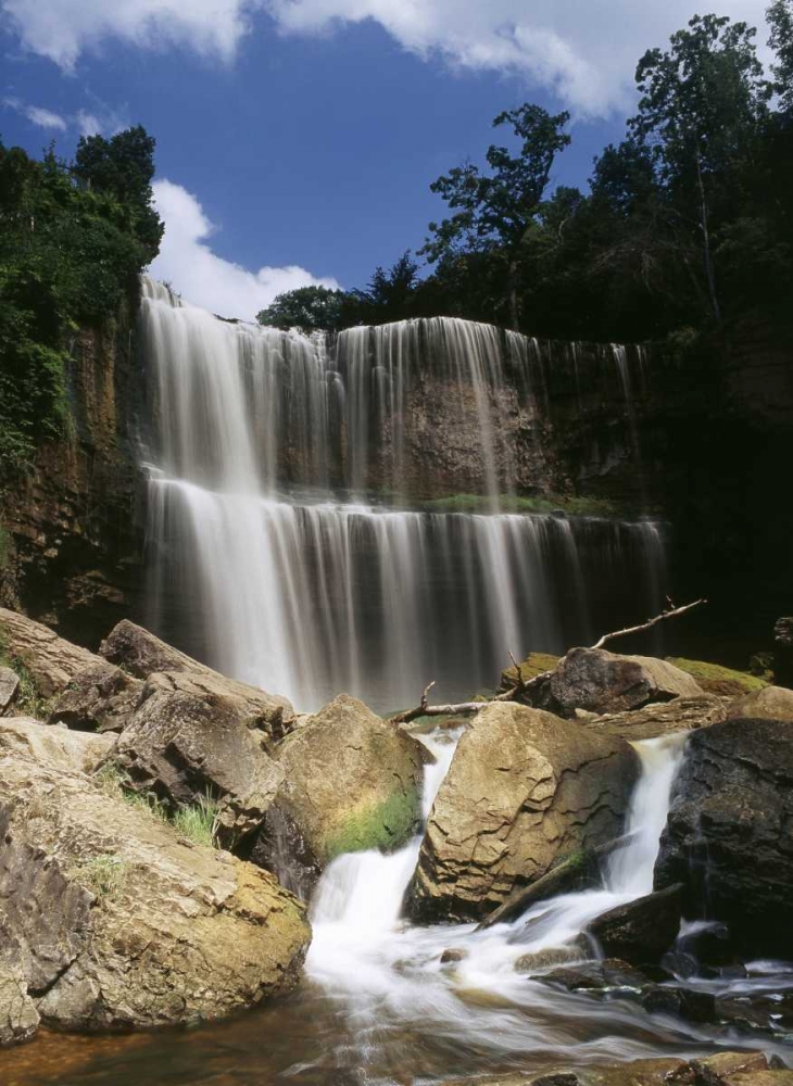 Canada, Ontario, Hamilton, Websters Falls art print by Mike Grandmaison for $57.95 CAD