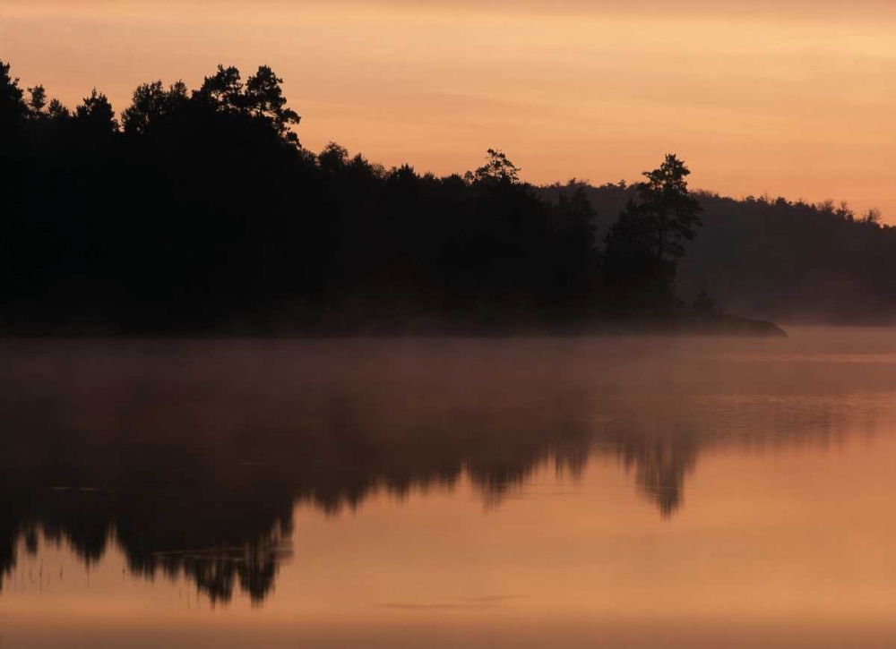 Canada, Ontario, Sudbury, Tilton Lake at sunrise art print by Mike Grandmaison for $57.95 CAD