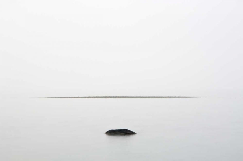 Canada, Ontario, Georgian Bay Rock and sand bar art print by Mike Grandmaison for $57.95 CAD