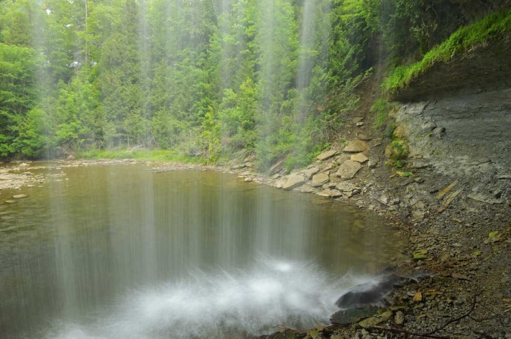 Canada, Kagawong River at Bridal Veil Falls art print by Mike Grandmaison for $57.95 CAD