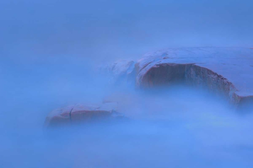 Canada, Killarney PP Waves and shoreline rocks art print by Mike Grandmaison for $57.95 CAD