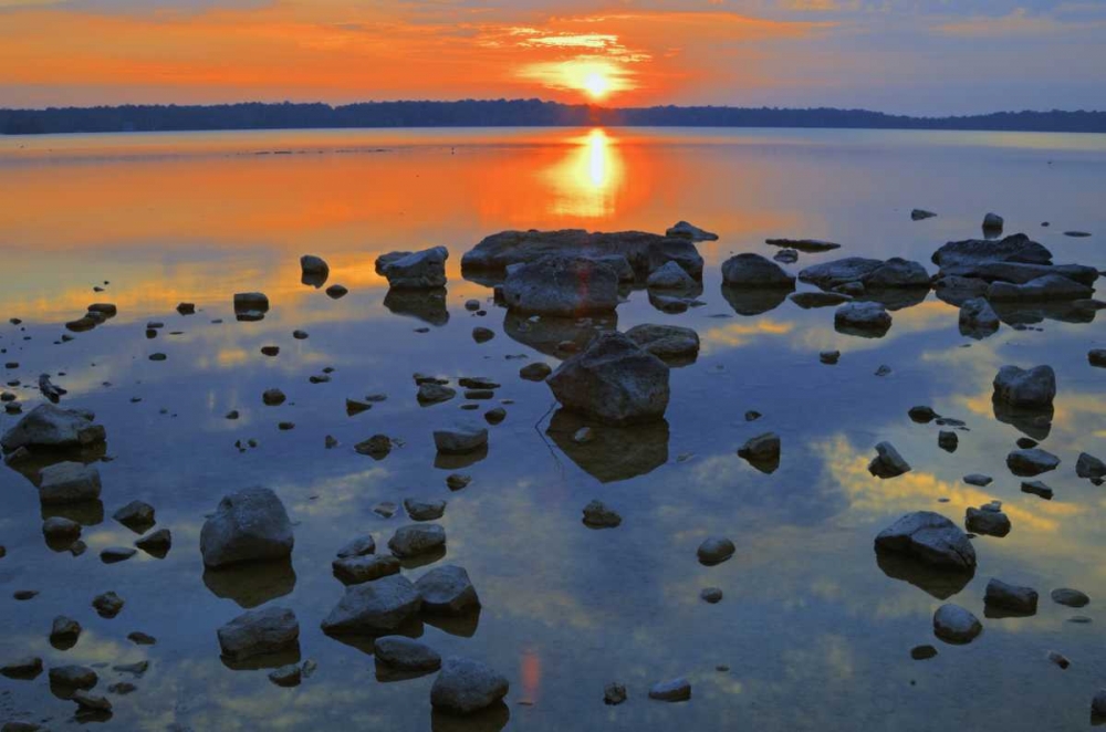 Canada, Bruce Peninsula Sunset on Berford Lake art print by Mike Grandmaison for $57.95 CAD